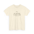 Bellingham Flower Farm Tee — Vintage Farm Logo Cotton T-Shirt