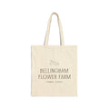 Bellingham Flower Farm Canvas Tote — Farm Fresh Flowers Market Bag