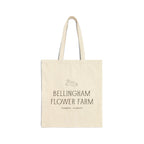 Bellingham Flower Farm Canvas Tote — Farm Fresh Flowers Market Bag