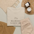 Bellingham Flower Farm Tee — Vintage Farm Logo Cotton T-Shirt