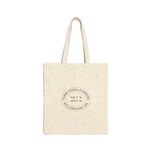 Bellingham Flower Farm Canvas Tote — Farm Fresh Flowers Market Bag