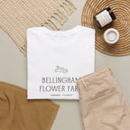 Bellingham Flower Farm Tee — Vintage Farm Logo Cotton T-Shirt