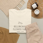 Bellingham Flower Farm Tee — Vintage Farm Logo Cotton T-Shirt
