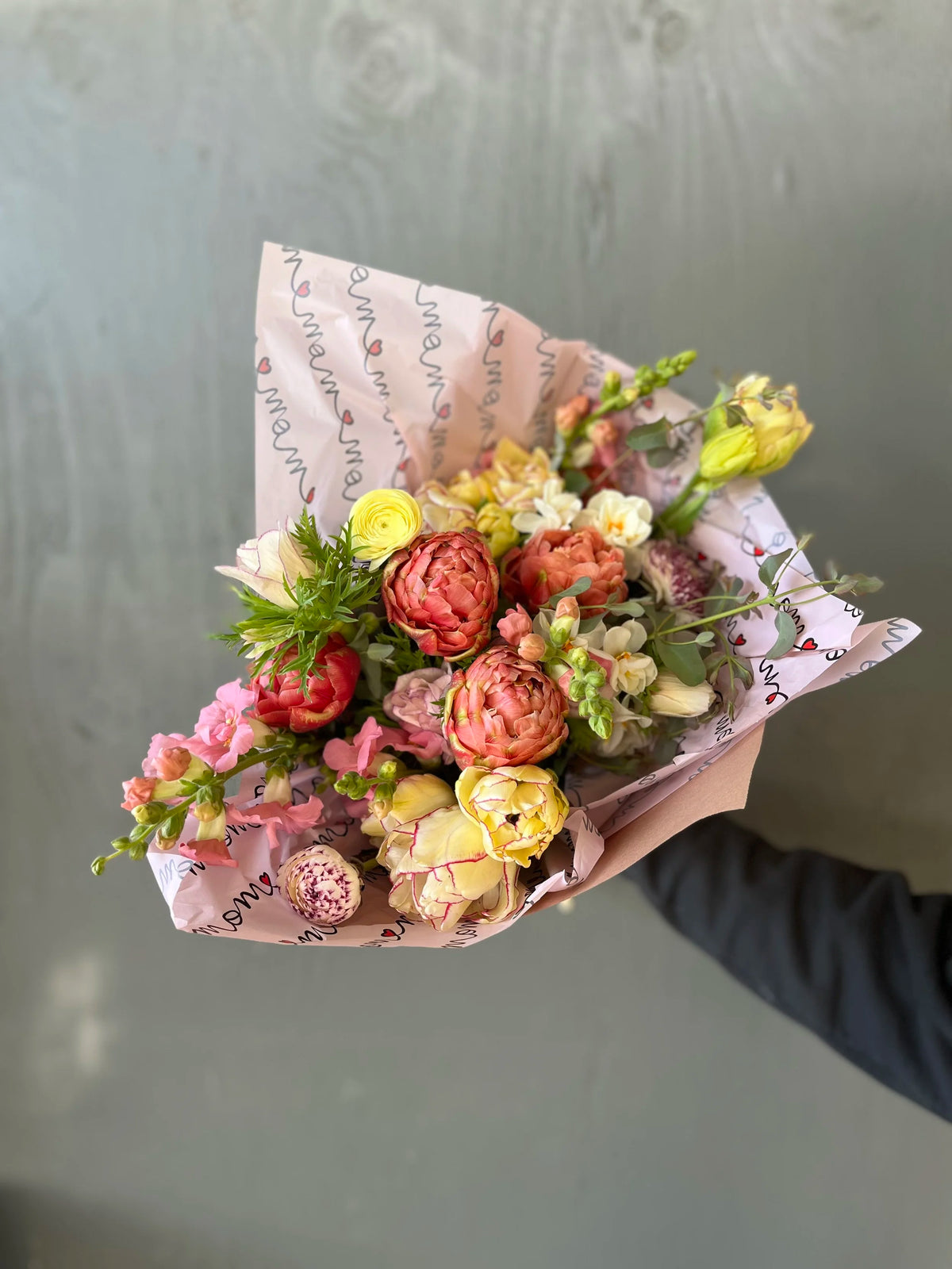 Mother's Day Premium Peony Bouquet, Bellingham Flower Farm, another view