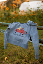 Zip Hoodie-crop, Bellingham Flower Farm merchandise, additional photo