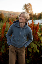 Zip Hoodie-crop, Bellingham Flower Farm merchandise, additional photo