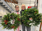 Holiday Wreath Making Workshop at Bellingham Flower Farm, alternate view