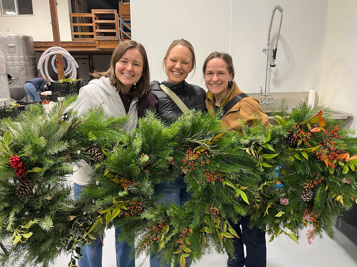 Holiday Wreath Making Workshop at Bellingham Flower Farm, additional photo